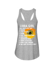 Load image into Gallery viewer, Birthday Gift For Libra Girl Will Bury You With A Smile Ladies Flowy Tank
