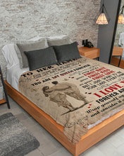 Load image into Gallery viewer, May Not Be Your First Love Custom Name Gift For Wife Sherpa Blanket
