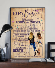 Load image into Gallery viewer, You Are My Always And Forever Gift For Bestie Vertical Poster
