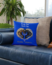 Load image into Gallery viewer, Horses From Our First Kiss Custom Name Gift For Girlfriend Pillow Cover
