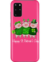 Load image into Gallery viewer, Pig Wear Plaid Shirt And Top Hat St Patrick's Day Gift Phone case
