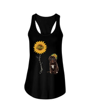 Load image into Gallery viewer, Spanish Water Dog Mimi Sunshine Dog Lovers St. Patrick's Day Printed Mug Ladies Flowy Tank
