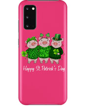 Load image into Gallery viewer, Pig Wear Plaid Shirt And Top Hat St Patrick's Day Gift Phone case
