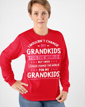 Load image into Gallery viewer, I Could Change The World For My Grandkids Unisex Long Sleeve
