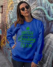 Load image into Gallery viewer, Irsih Drinking Team Green Shamrock St Patrick's Day Sweatshirt
