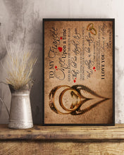 Load image into Gallery viewer, Rings Gift For Fiancee I Love You Forever And Always Vertical Poster
