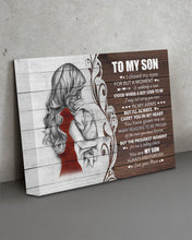 Load image into Gallery viewer, I Closed My Eyes Mom Gift For Son A Hug Matte Canvas
