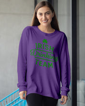 Load image into Gallery viewer, Irsih Drinking Team Green Shamrock St Patrick's Day Unisex Long Sleeve
