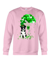 Load image into Gallery viewer, Border Collie Patrick Balloons St. Patrick's Day Color Changing Mug Sweatshirt
