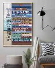 Load image into Gallery viewer, The Gift Of You Custom Name Gift For Husband Vertical Poster
