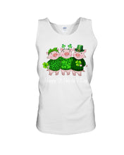 Load image into Gallery viewer, Pig Wear Plaid Shirt And Top Hat St Patrick's Day Gift Unisex Tank Top
