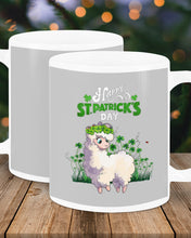 Load image into Gallery viewer, Lovely Llama Clover Garden Happy St Patrick's Day Gift For Llama Lovers Mug
