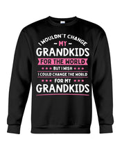 Load image into Gallery viewer, I Could Change The World For My Grandkids Sweatshirt
