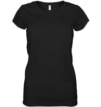 Load image into Gallery viewer, I Asked God To Make Me A Better Man  Gift For Wife Ladies V-Neck
