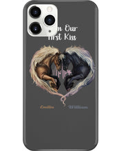 Load image into Gallery viewer, Horses From Our First Kiss Custom Name Gift For Girlfriend Phone case
