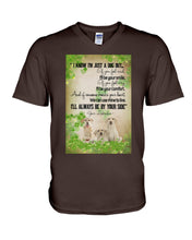 Load image into Gallery viewer, I'll Always Be By Your Side Labrador Clover St Patrick's Day Gift Guys V-Neck
