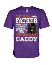 Load image into Gallery viewer, Someone Special To Be A Newfoundland Daddy Gift For Dog Lovers Guys V-Neck
