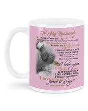 Load image into Gallery viewer, Wedding Rings The Day I Met You Gift For Husband Mug
