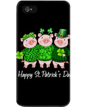 Load image into Gallery viewer, Pig Wear Plaid Shirt And Top Hat St Patrick's Day Gift Phone case
