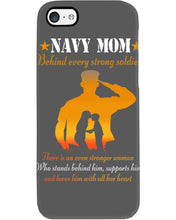 Load image into Gallery viewer, Son Gift For Navy Mom Behind Every Strong Soldier Phone case

