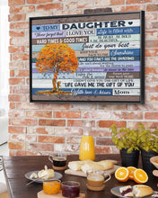 Load image into Gallery viewer, Autumn Tree The Gift Of You Mom Gift For Daughter Framed Matte Canvas
